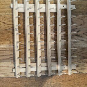 60 SPOOL CONE WOOD THREAD RACK
